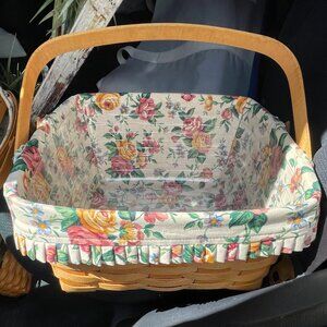 RARE FIND! Vintage Signed 1998 Longeberger Handwoven 12"x12.5"x6" Basket